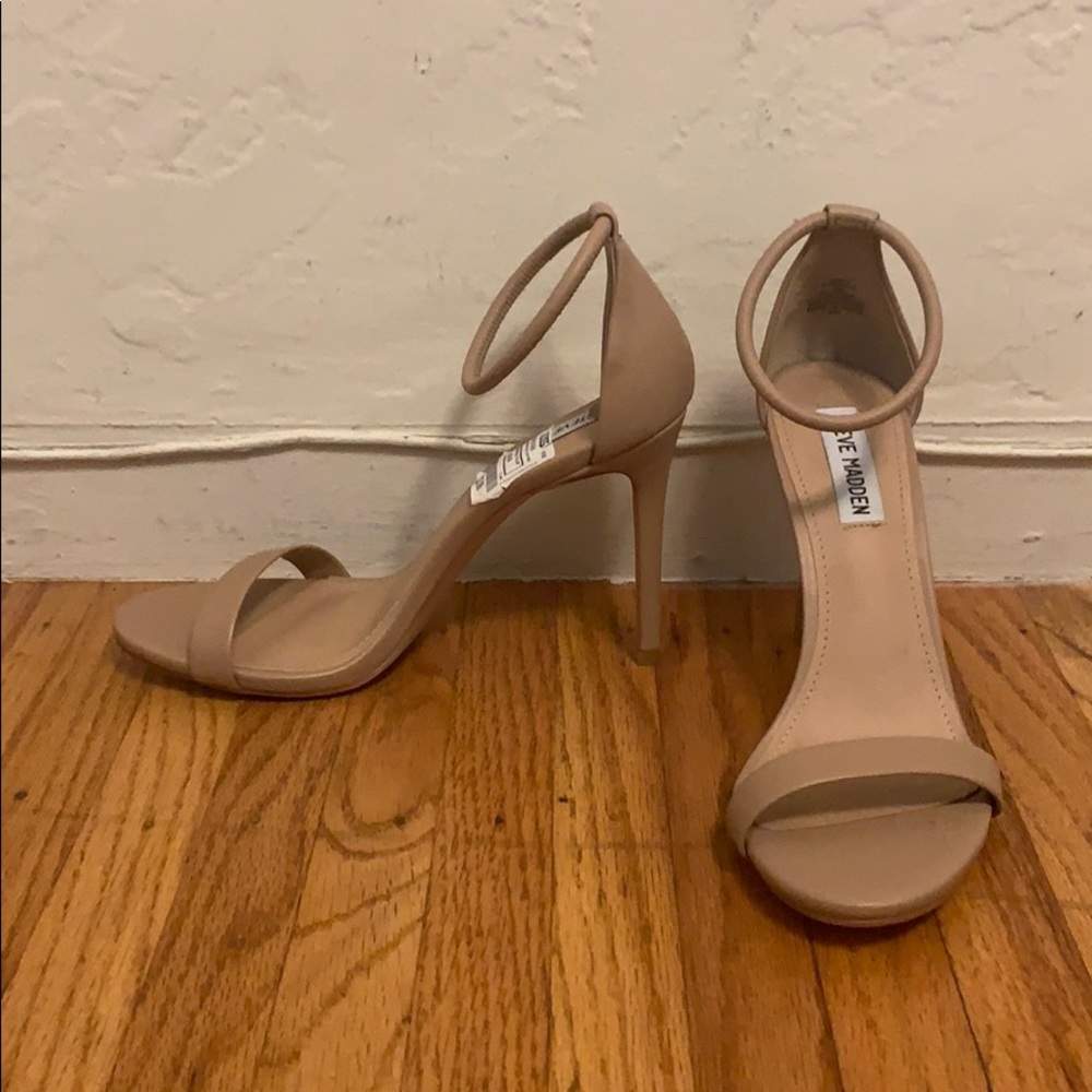 Brand New Steve Madden Cream Stiletto Heels